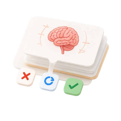Smart flashcards preview